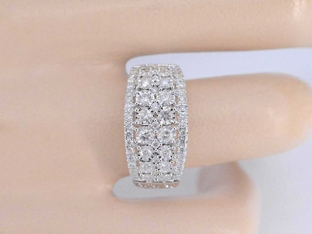 Witgouden ring briljant 1.00 ct - afbeelding 3 van  10