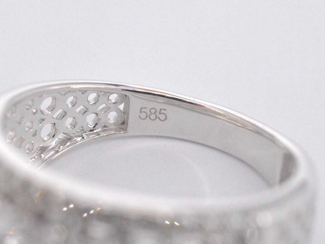 Witgouden ring briljant 1.00 ct - afbeelding 10 van  10