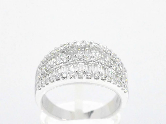 Witgouden ring briljant 1.50 ct - afbeelding 1 van  11