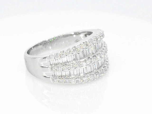 Witgouden ring briljant 1.50 ct - afbeelding 9 van  11