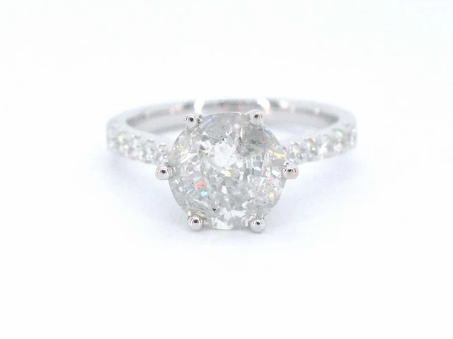Witgouden ring briljant 3.00 ct - afbeelding 5 van  9