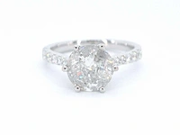Witgouden ring briljant 3.00 ct - afbeelding 5 van  9