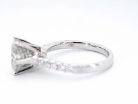 Witgouden ring briljant 3.00 ct - afbeelding 8 van  9