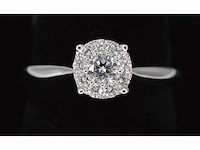 Witgouden ring diamant 0.50 ct