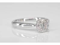 Witgouden ring diamant 0.50 ct - afbeelding 4 van  6