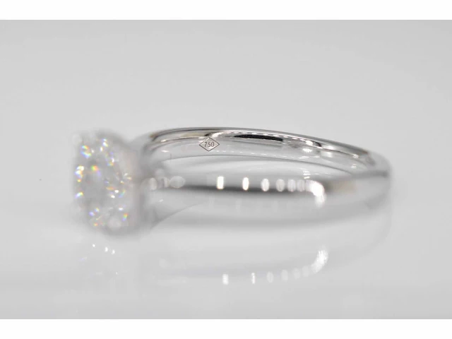 Witgouden ring diamant 0.50 ct - afbeelding 5 van  6