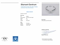 Witgouden ring diamant 0.50 ct - afbeelding 6 van  6