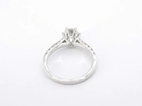 Witgouden ring diamant 1.00 ct - afbeelding 6 van  7
