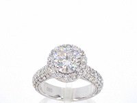 Witgouden ring diamant 2.00 ct - afbeelding 1 van  11