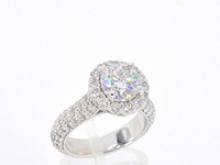 Witgouden ring diamant 2.00 ct - afbeelding 6 van  11