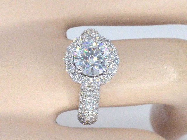 Witgouden ring diamant 2.00 ct - afbeelding 11 van  11