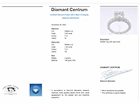 Witgouden ring diamant 3.00 ct - afbeelding 3 van  9