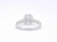 Witgouden ring diamant 3.00 ct - afbeelding 7 van  9