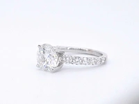 Witgouden ring diamant 3.00 ct - afbeelding 8 van  9