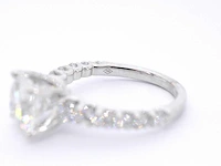 Witgouden ring diamant 3.00 ct - afbeelding 9 van  9