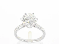 Witgouden ring diamant 3.00 ct - afbeelding 11 van  12