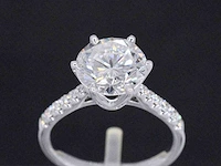 Witgouden ring diamant 3.00 ct