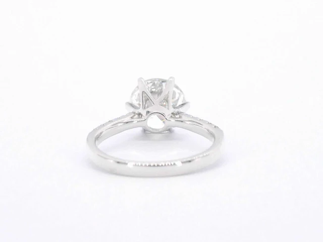 Witgouden ring diamant 3.00 ct - afbeelding 7 van  12