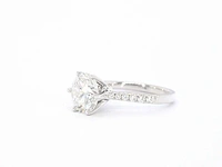 Witgouden ring diamant 3.00 ct - afbeelding 8 van  12