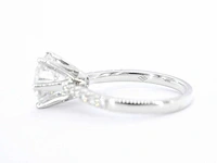 Witgouden ring diamant 3.00 ct - afbeelding 9 van  12