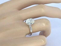 Witgouden ring diamant 3.00 ct - afbeelding 2 van  11