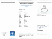 Witgouden ring diamant 3.00 ct - afbeelding 3 van  11