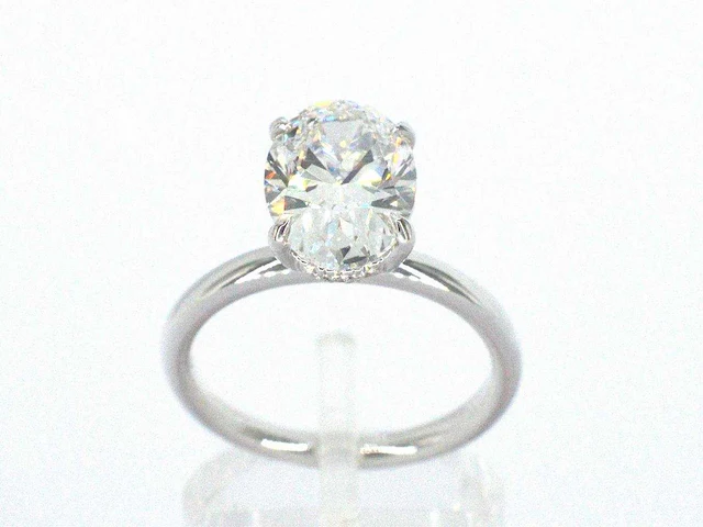 Witgouden ring diamant 3.00 ct - afbeelding 1 van  11