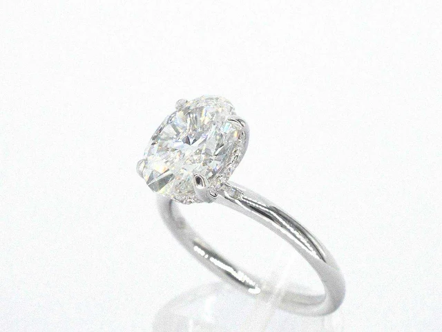 Witgouden ring diamant 3.00 ct - afbeelding 5 van  11