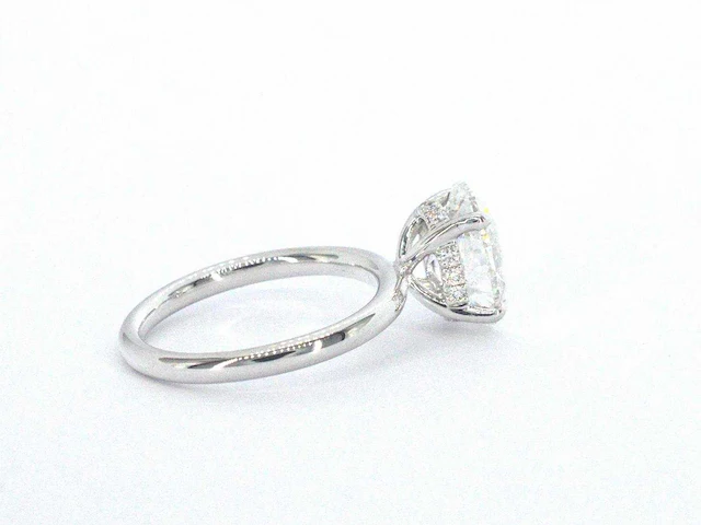 Witgouden ring diamant 3.00 ct - afbeelding 6 van  11