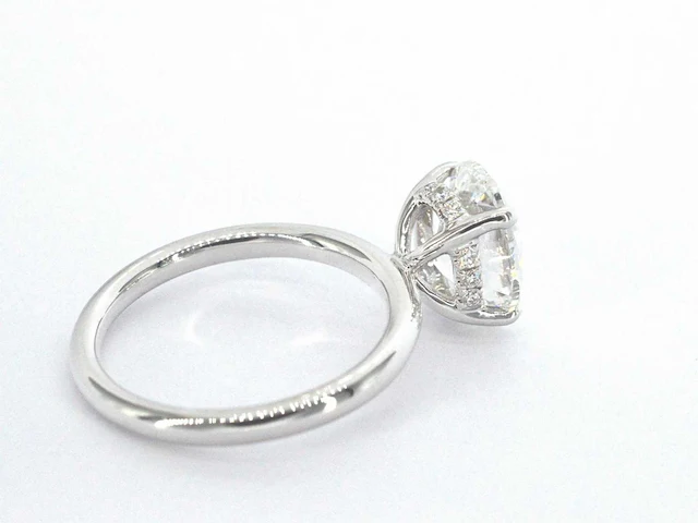 Witgouden ring diamant 3.00 ct - afbeelding 7 van  11