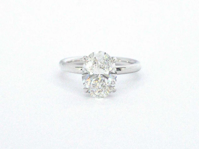 Witgouden ring diamant 3.00 ct - afbeelding 8 van  11