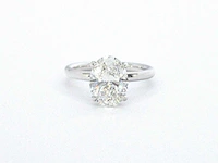 Witgouden ring diamant 3.00 ct - afbeelding 8 van  11