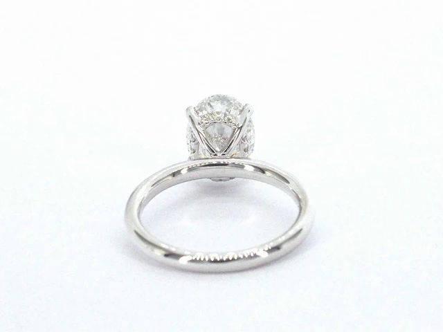 Witgouden ring diamant 3.00 ct - afbeelding 9 van  11