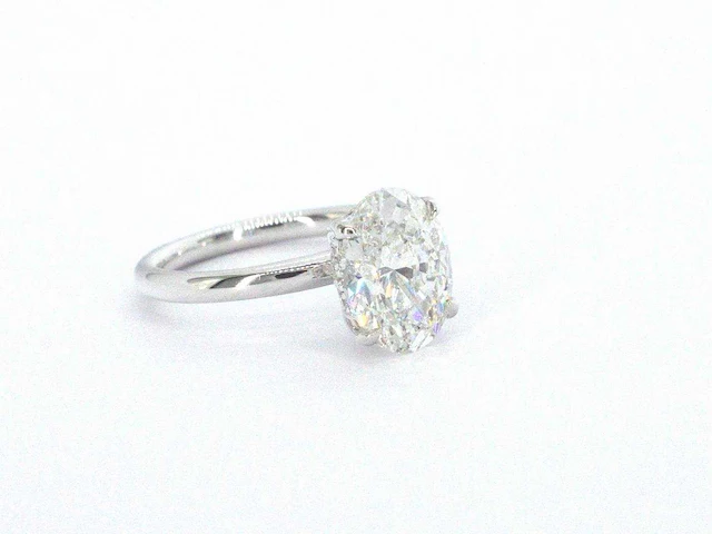 Witgouden ring diamant 3.00 ct - afbeelding 10 van  11