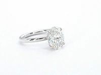 Witgouden ring diamant 3.00 ct - afbeelding 10 van  11