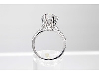 Witgouden ring diamant 3.01 carat - afbeelding 5 van  8