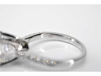 Witgouden ring diamant 3.01 carat - afbeelding 8 van  8