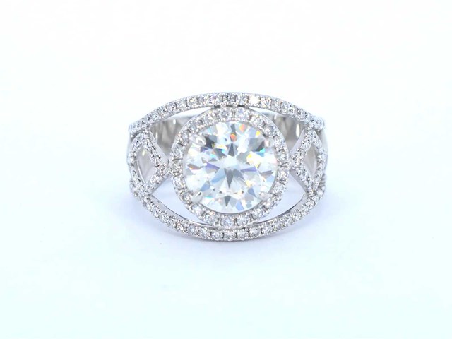 Witgouden ring diamant 5.00 carat - afbeelding 11 van  11