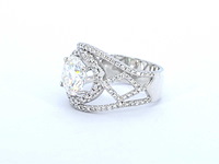 Witgouden ring diamant 5.00 carat - afbeelding 4 van  11