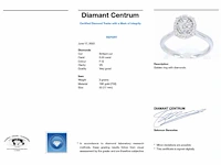 Witgouden ring diamant ovaal - afbeelding 2 van  10