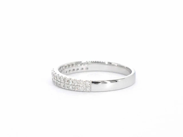 Witgouden ring diamant - afbeelding 9 van  10