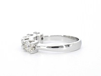 Witgouden ring diamanten - afbeelding 6 van  9