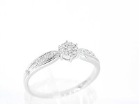 Witgouden ring diamanten - afbeelding 5 van  9