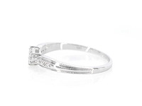 Witgouden ring diamanten - afbeelding 6 van  9