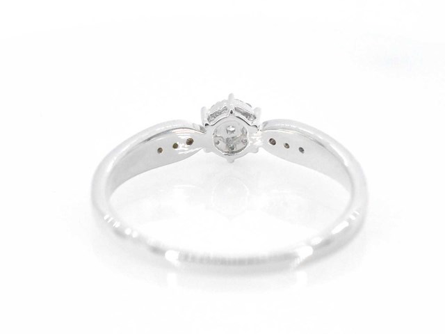 Witgouden ring diamanten - afbeelding 7 van  9