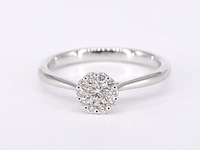 Witgouden ring met 0.35 carat diamant - afbeelding 5 van  9