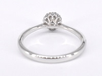 Witgouden ring met 0.35 carat diamant - afbeelding 6 van  9