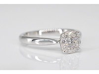 Witgouden ring met 0.50 carat diamant - afbeelding 4 van  7