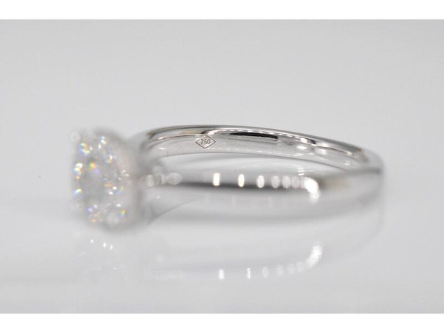 Witgouden ring met 0.50 carat diamant - afbeelding 5 van  7