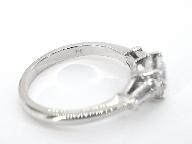 Witgouden ring met 1.00 carat briljant geslepen diamant - afbeelding 2 van  13